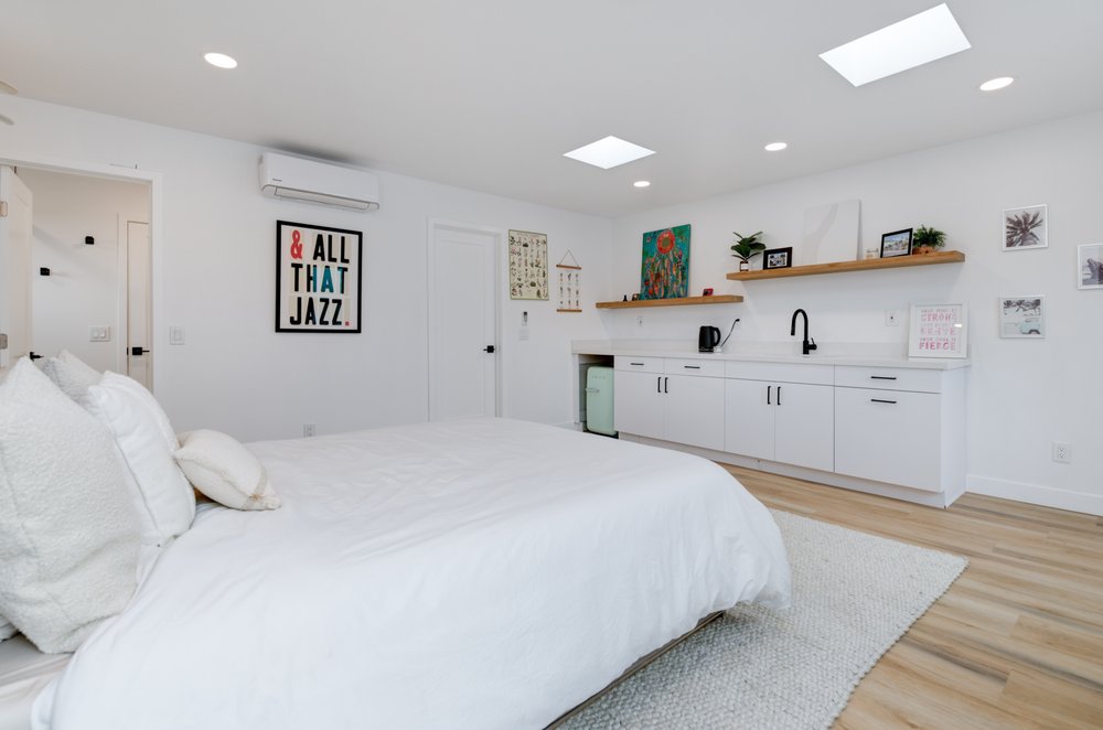 JADU studio with kitchenette and skylights